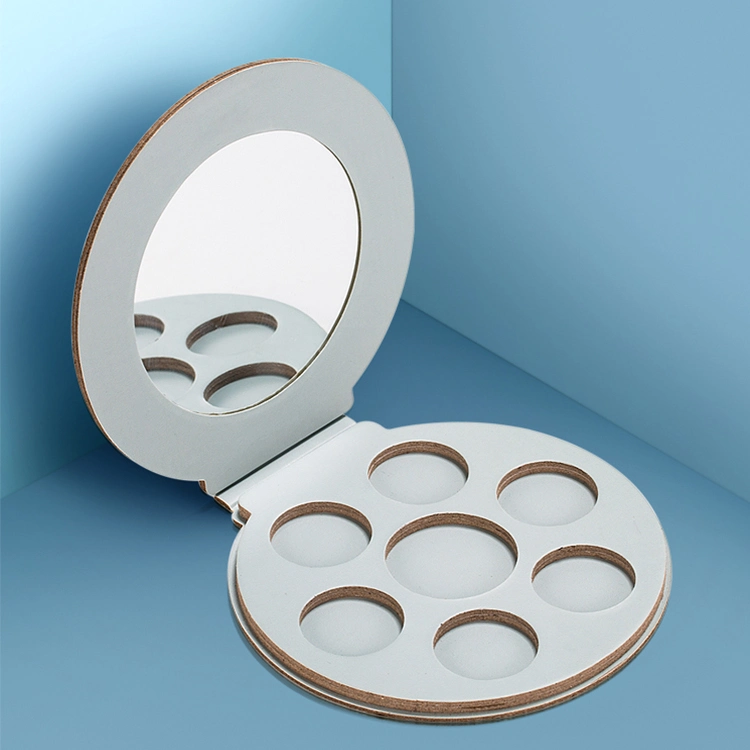 Firstsail Wholesale Cosmetic Palette Packaging Mini PVC Custom Logo Empty Magnetic Pans Eyeshadow Palette