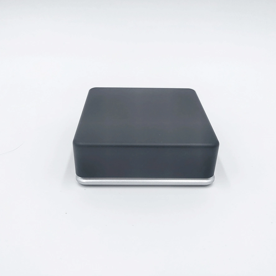 Square Black Color Plastic Cosmetic Air Cushion Bb Cream Box with Mirror